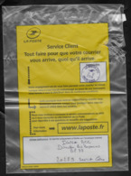 Enveloppe Plastique Pour Courrier Déterioré Avec Lettre D'excuses . 14/12/2018.Bastia . - Lettres & Documents