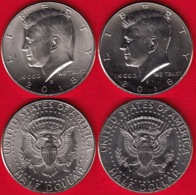 USA Set Of 2 Halves: 1/2 Dollar 2018 D And P "Kennedy Half Dollar" UNC - 1964-…: Kennedy