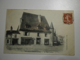 42 La Pacaudière, Le Petit Louvre. Carte Colorisée, Cachet La Pacaudière 1908 (8003) - La Pacaudiere