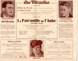 Paris. Les Miracles, Douglas Fairbanks Jr, Neil Hamilton, Richard Barthelmess, Cinéma,guerre,aviation. - Programme