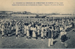 1909 FRANCIA - NANTES , T.P. NO CIRCULADA ,  CONCOURS DE GYMNASTIQUE , GIMNASIA , GYMNASTICS - Gymnastique