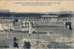 1909 FRANCIA - NANTES , T.P. NO CIRCULADA ,  CONCOURS DE GYMNASTIQUE , GIMNASIA , GYMNASTICS - Gymnastiek