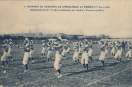 1909 FRANCIA - NANTES , T.P. NO CIRCULADA ,  CONCOURS DE GYMNASTIQUE , GIMNASIA , GYMNASTICS - Gymnastique