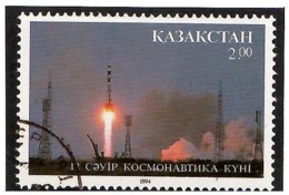 Kazakhstan 1994 . Day Of Space. 1v: 2.00 (T).  Michel # 45   (oo) - Kasachstan