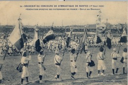 1909 FRANCIA - NANTES , T.P. NO CIRCULADA ,  CONCOURS DE GYMNASTIQUE , GIMNASIA , GYMNASTICS - Gymnastique