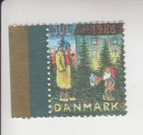 Denemarken Kerstvignet Cat.AFA Julemaerken Norden: Uitgifte Door Danmark Julemaerke Kom.jaar 1986 Positie 1 Op 50 - Autres & Non Classés