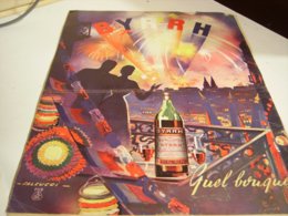 Delcampe - ANCIENNE PUBLICITE QUEL  BOUQUET  BYRRH  1952 - Alcools