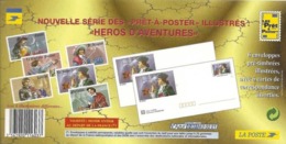 PAP - "HEROS D'AVENTURES" (6) - Konvolute: Ganzsachen & PAP