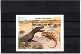 Kazakhstan 1994 . Reptiles.  S/S:  10 (T).Michel # BL 2   (oo) - Kazakhstan