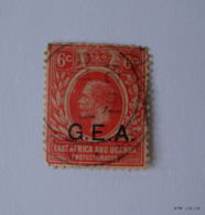 KENYA UGANDA TANGANYIKA -6c. Stamp Of Kenya Uganda & Tanganyika Over Printed G.E.A. Used. - Tanganyika (...-1932)