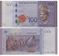 MALAYSIA   100 Ringgit    P56a      (ND  2011-2018)  UNC - Malesia