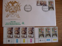 (1) 1980 RSA FDC AND 3 SETS MNH CENTENARY PAARDEKRAAL MONUMENT FLAG - Altri & Non Classificati