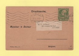 Autriche - Wien - Entier Postal Repique Tablettes De Marienbad - Destination Belgique - 1910 - Altri & Non Classificati