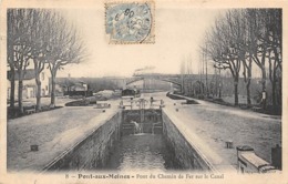 Thème    Navigation Fluviale .Péniche Écluse.Bac   :45 Mardie Pont Aux Moines   Ecluse       (voir Scan) - Houseboats