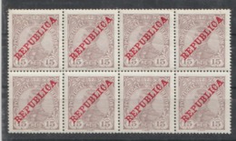 PORTUGAL CE AFINSA 173 - BLOCO COM 8 SELOS NOVOS - Unused Stamps