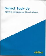 Distinct Back-Up, Sauvegarde Pour DOS 3.1 Et Supérieur, Et Windows 3 (1991, TBE+) - Sonstige & Ohne Zuordnung