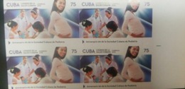 O) 2018 CUBA - CARIBBEAN, IMPERFORATED. PEDIATRY SOCIETY -HEALTH ACHIEVEMENTS, PEDIATRIC CONSULTATION. MNH - Imperforates, Proofs & Errors