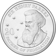 AUSTRALIA • 2015 • 20c • SIR HENRY PARKES • Uncirculated Coin In Card - Sonstige & Ohne Zuordnung