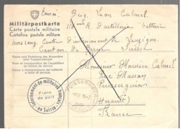 23680 A -  MILITAIRES FRANCAIS P.G. EN SUISSE - Guerre De 1939-45