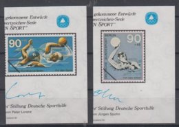 GERMANY BERLIN 1980 WATER POLO 2 S/SHEETS ESSAY - Water Polo