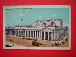 CPSM OU CPA PENNSYLVANIA STATION  NEW YORK CITY    NON VOYAGEE - Transports