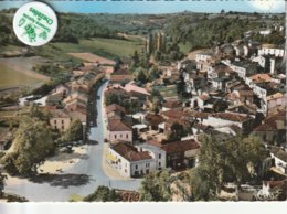 82 - Très Belle Carte Postale Semi Moderne Dentelée De  MONTAIGU DE QUERCY    Vue Aérienne - Montaigu De Quercy