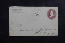 ETATS UNIS - Entier Postal De Emporia Pour Albany - L 44450 - ...-1900
