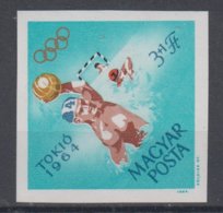 HUNGARY 1964 WATER POLO OLYMPIC GAMES IMPERFORATED - Water Polo