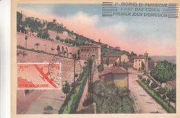 Saint Marin - Carte Postale De 1946 - Oblit Republica Di San Marino - - Storia Postale