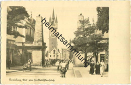 Straubing - Grossdeutschlandplatz - Foto-AK - Verlag Gebr. Metz Tübingen Gel. 1942 - Straubing