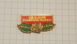 ☺♦♦ Pin's Pins / THÈME AUTOMOBILE  ֎ PEUGEOT  ֎ 10 JOURS CHAMPION - Peugeot