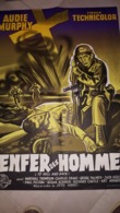 "L'Enfer Des Hommes" Audie Murphy...1955 - 60x80 - TTB - Affiches & Posters