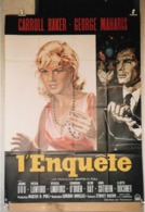 "L'Enquête" C. Baker, G. Maharis...1965 - 120x160 - TTB - Affiches & Posters