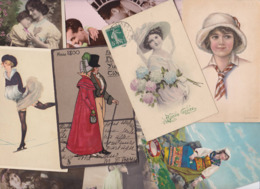 Lot 2255 De 10 CPA Femmes Girl Women Déstockage Pour Revendeurs Ou Collectionneurs - 5 - 99 Cartes