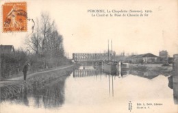 Thème    Navigation Fluviale .Péniche Écluse.Bac   80 Péronne          (voir Scan) - Houseboats