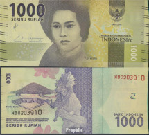 Indonesien Pick-Nr: 154c Bankfrisch 2018 1.000 Rupiah - Indochina