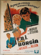 "F.B.I. Contre Borgia"D. Murray, I. Stevens...1967 - 120x160 - TTB - Affiches & Posters