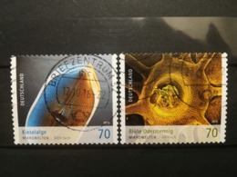 FRANCOBOLLI STAMPS GERMANIA DEUTSCHE 2015 USED SERIE COMPLETA MICRORGANISMI MICROWORLD GERMANY OBLITERE' - Used Stamps