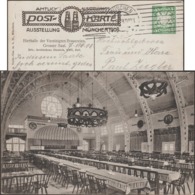 Bavière 1908. Entier Postal TSC. Exposition De Munich, Grande Salle De La Halle à Bière, Association Des Brasseries - Bier