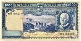 Angola - 1000 Escudos - 10.06.1970 - Pick 98 - Série 25 II - Américo Tomás - PORTUGAL 1 000 - Angola