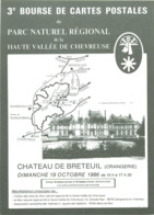 Bourses - Salons De Collections - Chateaux - 3ème Bourse De Cartes Postales - Chateau De Breteuil - Yvelines - Bon état - Sammlerbörsen & Sammlerausstellungen