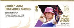 GRANDE-BRETAGNE Jeux Paralympiques Médailles D'Or 2012 D.Brown-Tir/Arc Neuf ** MNH - Unused Stamps