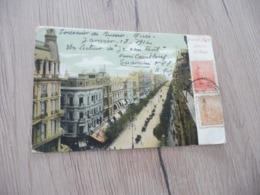 CPA Argentine Argentina Buenos Aires Avenida De Mayo 2 Old Stamps Paypal Ok Out Of EU - Argentinien