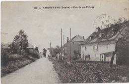CPA De CHANTRANS - Entrée Du Village - Otros Municipios