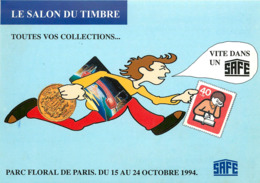 Bourses - Salons De Collections - Illustrateurs - Illustrateur A Identifier - Paris - Salon Du Timbre - Bourses & Salons De Collections