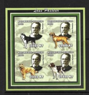 MOZAMBIQUE 2002 PASTEUR-CHIENS  YVERT N°2080/83 NON DENTELE NEUF MNH** - Louis Pasteur