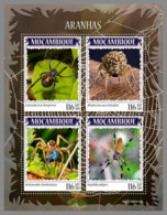 MOZAMBIQUE 2019 MNH Spiders Spinnen Araignees M/S - IMPERFORATED - DH1941 - Araignées