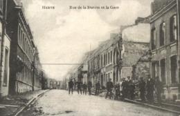 BELGIQUE - LIEGE - HERVE - Rue De La Station Et La Gare. - Herve