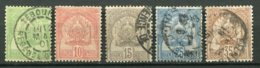 15140 TUNISIE  N°22/6 °  Fond Pointillés.Chiffres Gras     1899   B/TB - Used Stamps
