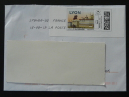Ville De Lyon Cheval Horse Statue Montimbrenligne Timbre En Ligne Sur Lettre (e-stamp On Cover) TPP 4610 - Printable Stamps (Montimbrenligne)